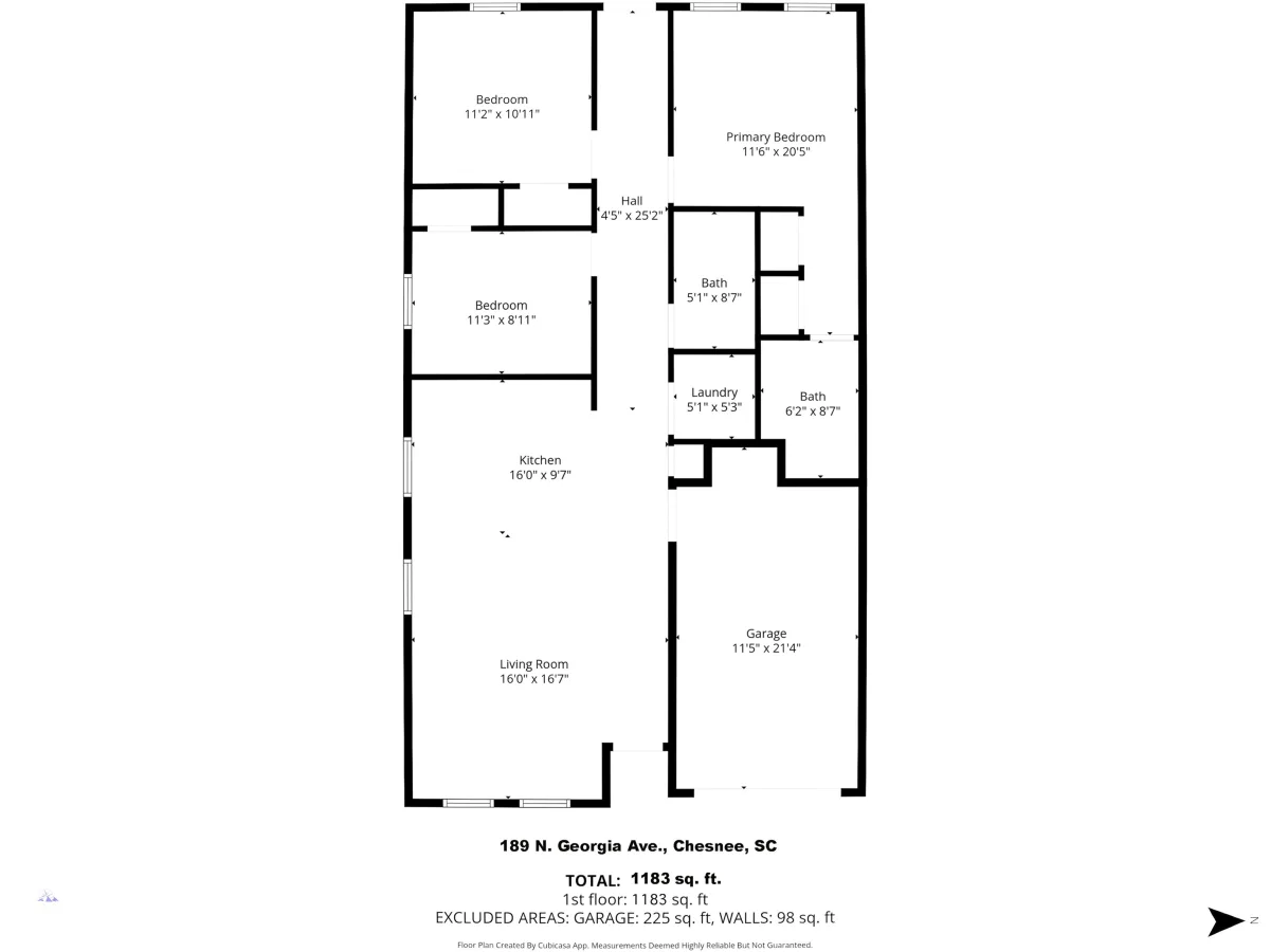 189 N Georgia Avenue  Chesnee SC 29323